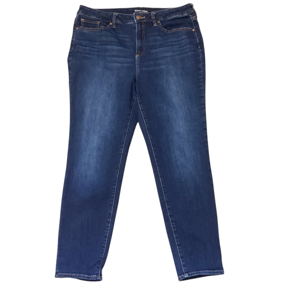 Chico’s So Slimming Skinny Ankle Jeans Medium Wash Size 2R / 12 Style 570282445